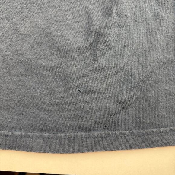 Carhartt Shirt Adult Men's 2XL Blue Long Sleeve Spell Out Neon Work Shirt Pocket - Picture 6 of 6